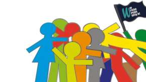 menschen, vielfalt, bunte figuren  Bunte Symbolfiguren