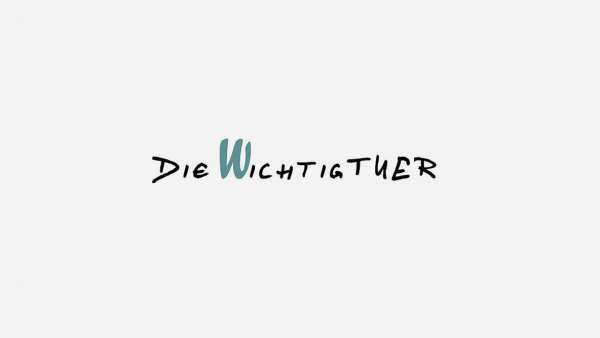 die wichtigtuer, logo, schriftzug, projektname,   Logo des Projekts „Die Wichtigtuer“ mit Schriftzug