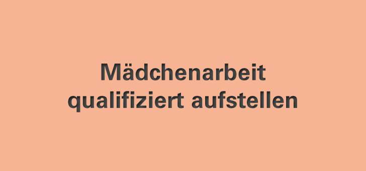 "Mädchenarbeit qualifiziert aufstellen" Text 